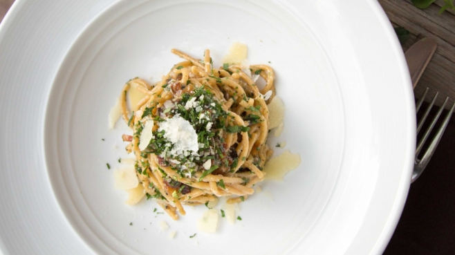 Arizona on a plate: spaghetti carbonara