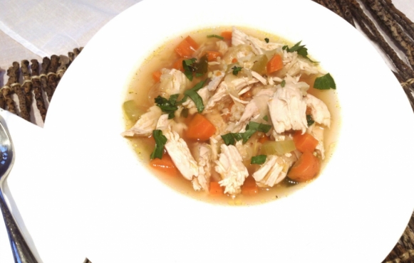 chicken ad rice soup