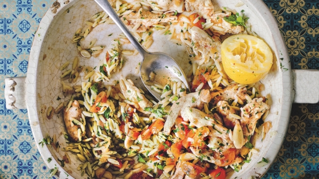 Turkish Chicken and Orzo