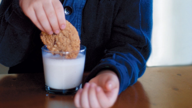 Milk and cookies: a twist on the classic