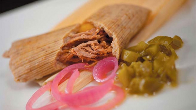 Pork and Apricot Tamales