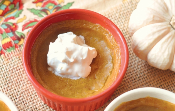 Vegan Pumpkin Custard